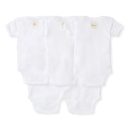 Bee Essentials Organic Short Sleeve Baby Bodysuit 5 Pack
